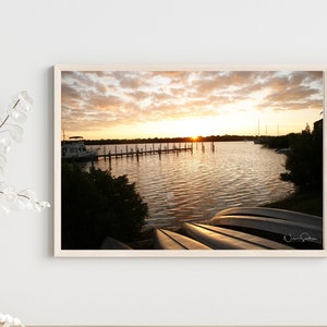 DIGITAL DOWNLOAD Sanibel Island, Florida Print, Florida Wall Art,Florida Wall Photo, Florida Wall Decor, Florida Beach Print, Canoes,Sunrise
