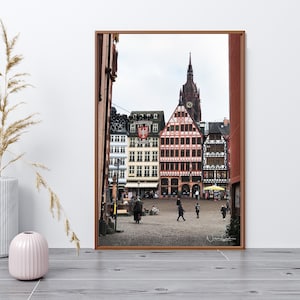 DIGITAL DOWNLOAD Frankfurt Skyline, Wall Decor Frankfurt, Frankfurt AM Main river, Germany Design Art Photography, Printable Wall Art,