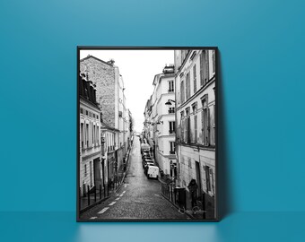 DIGITAL DOWNLOAD Paris Photography, Montmartre Photo, Paris Home Decor, Paris Wall Art, Travel Fine Art Photograph, French Home Decor