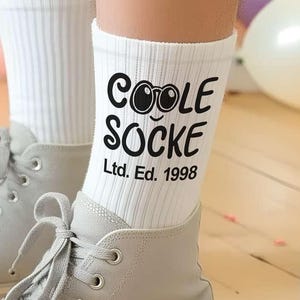 Personalized Birthday Socks | Cool Limited Edition Socks | Gift for Men, Dads, and Women | Fun Gift for 18th, 30th, and 50th Birthdays