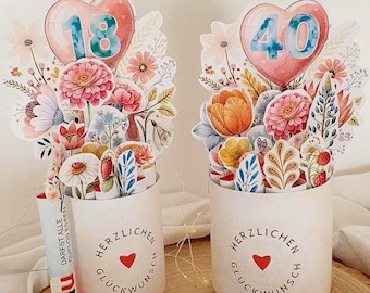 Duplo Birthday Wrappers with Flowers | DIY Money Gift | Personalized Chocolate Last Minute Gift | PDF Download Wish Granter