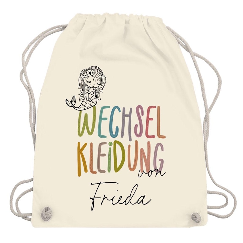 Geschenkidee zum Kindergartenstart mit einem personalisierten Stoffbeutel