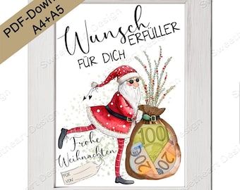 Descarga PDF: Ideas para hacer regalos de dinero: regalos navideños creativos con dinero, ideas personalizadas para hacer regalos de dinero, regalos para cumplir deseos en marcos de fotos.