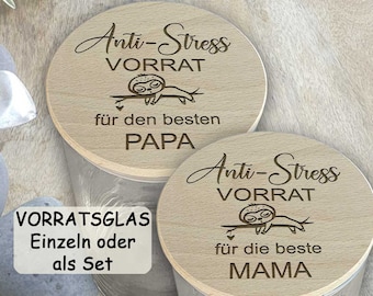 Papa Geschenk, Geschenkidee für Papa, Geschenk Vatertag, Vorratsdose, Vorratsglas, Anti Stress, Vatertagsgeschenk, Geburtstagsgeschenk Papa