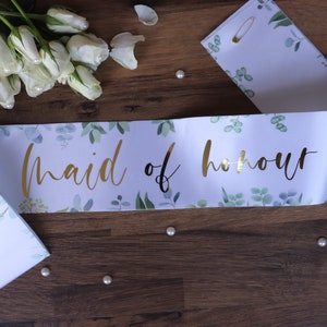 Bride to be, Green sash, Hen Party Sash, Bachelorette Party Sash, Bride to be satin sash, Sage green sash, sash for bride, hen, Hen do, sash Maid of honour