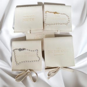 Bridesmaid gift pouch with insert, Maid of honour gift, bridesmaid jewellery pouch, Bridesmaid bracelet, Jewelry gift pouch