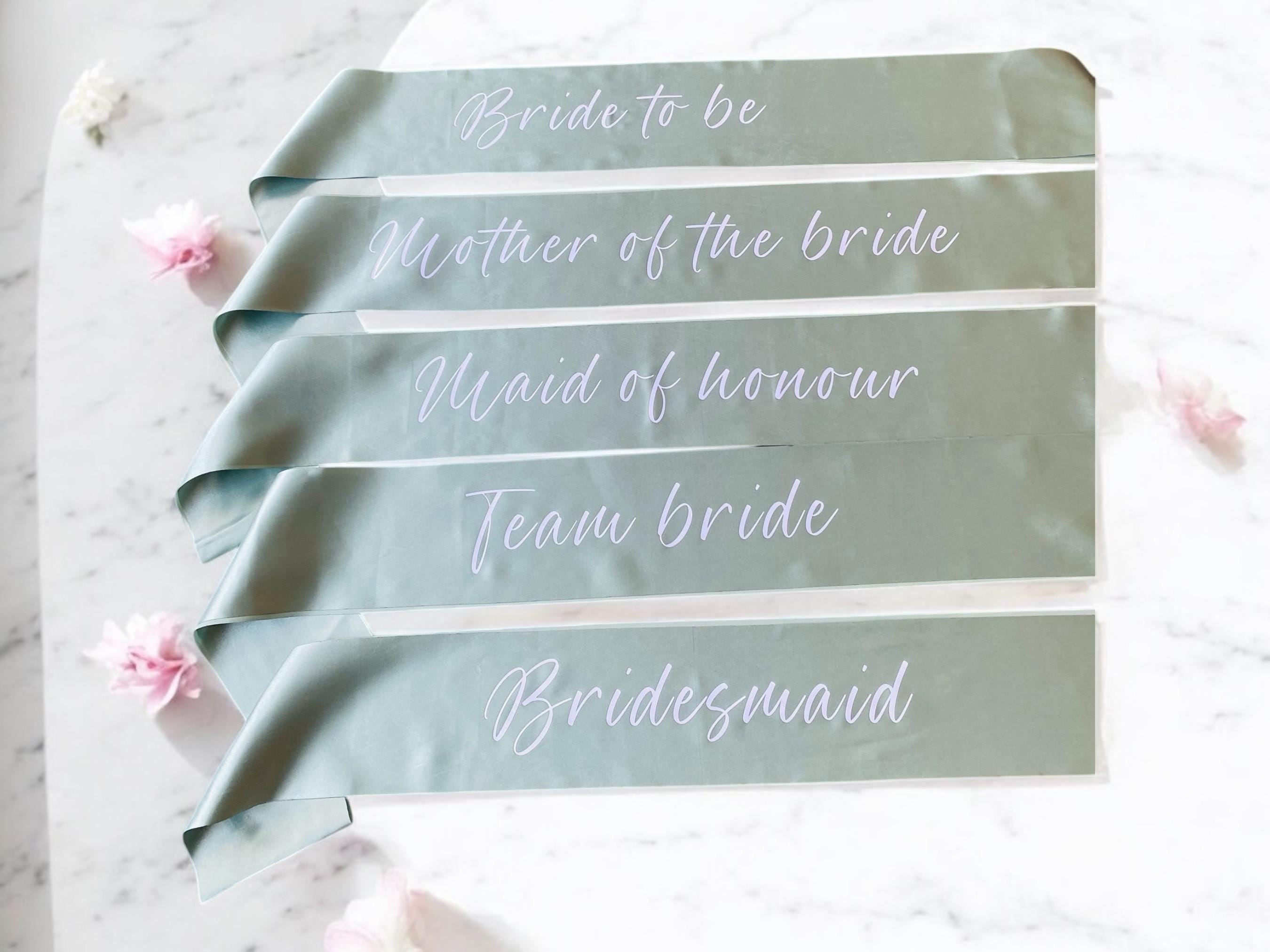Wedding Sash Sage Green - Etsy
