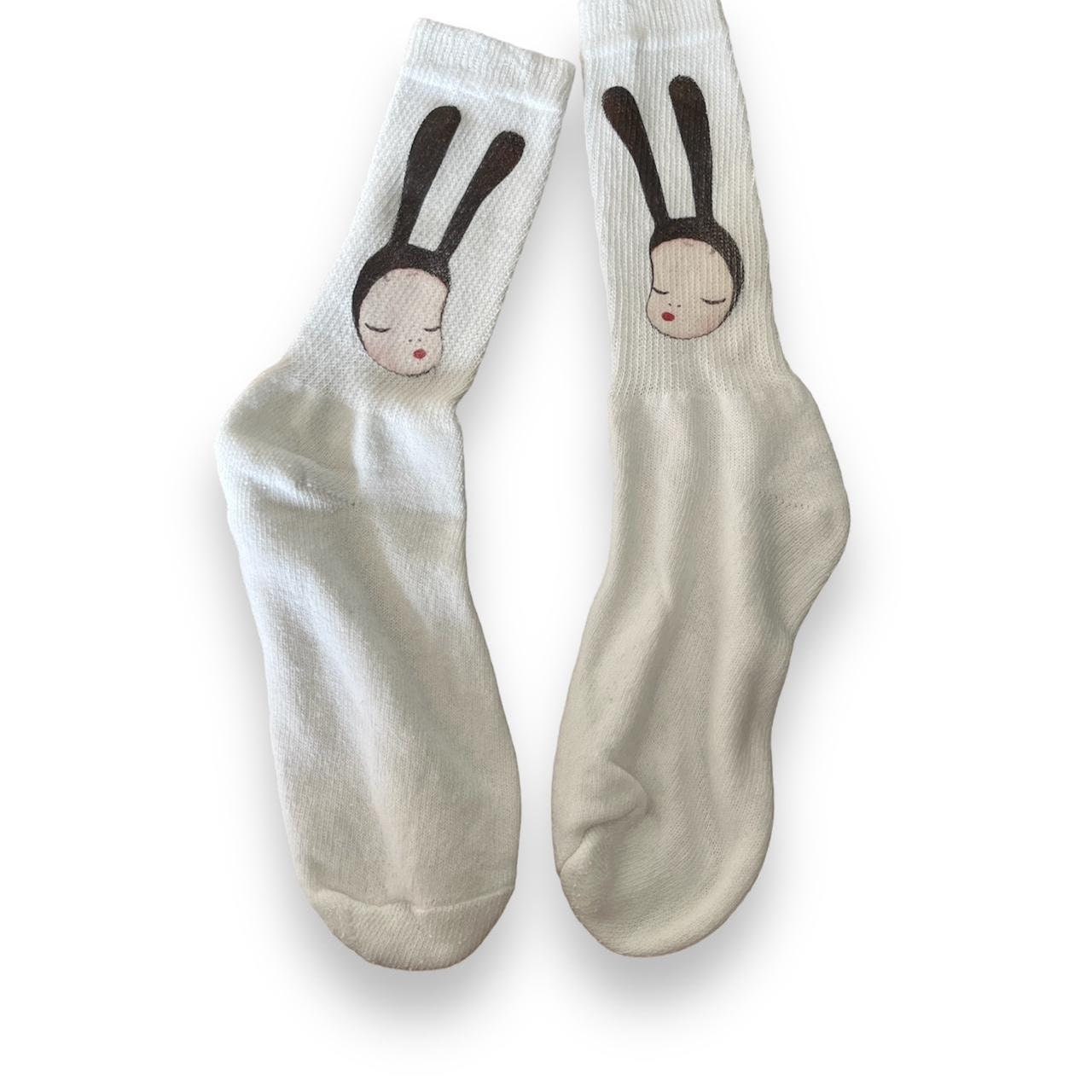Yoshitomo Nara Handprinted Ankle Socks