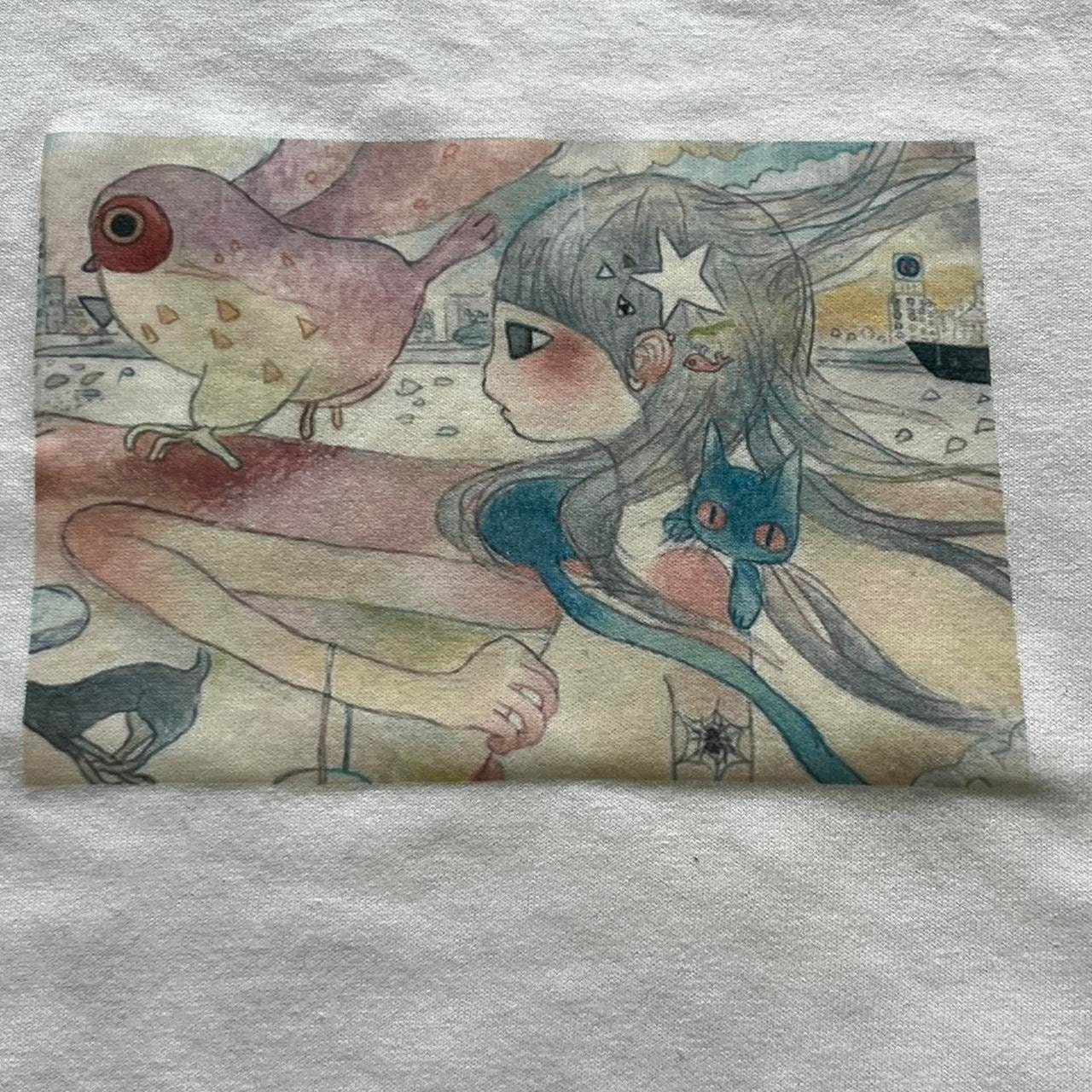 Aya Takano Screen Printed Handmade Women's Baby Tee Style Top - Etsy