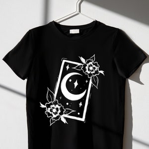 Camisa unisex con carta del tarot | Camisa de cartas del tarot