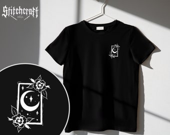Unisex T-Shirt with Tarot Card | Occult Mystic Witchy Shirt