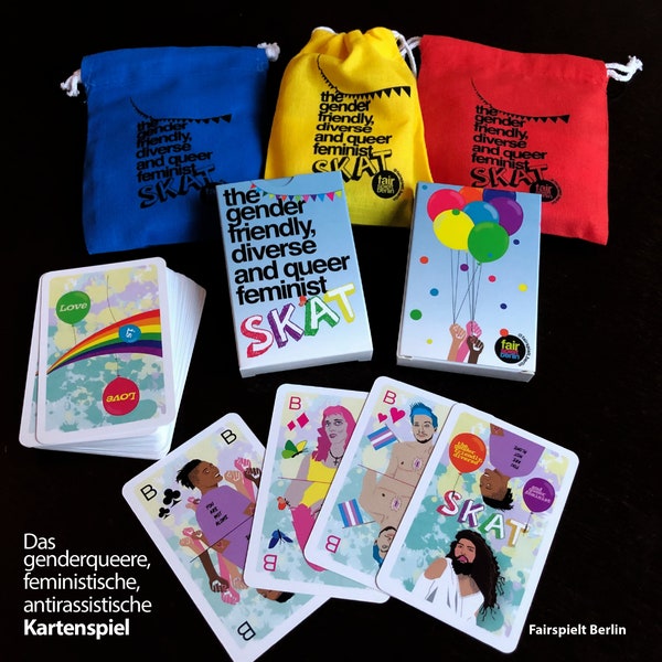 Das genderqueere, antirassistische und feministische Kartenspiel.