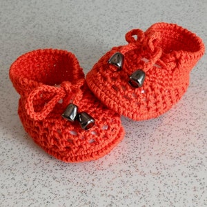 Patucos de bebé zapatos de bebé de ganchillo