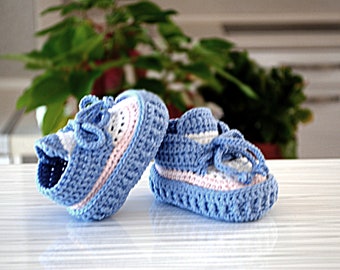 Gehaakte babyslofjes, babyslofjes, gehaakte sneakers, babyshowercadeau, gehaakte babyslofjes, gehaakte slofjes, pasgeboren schoenen