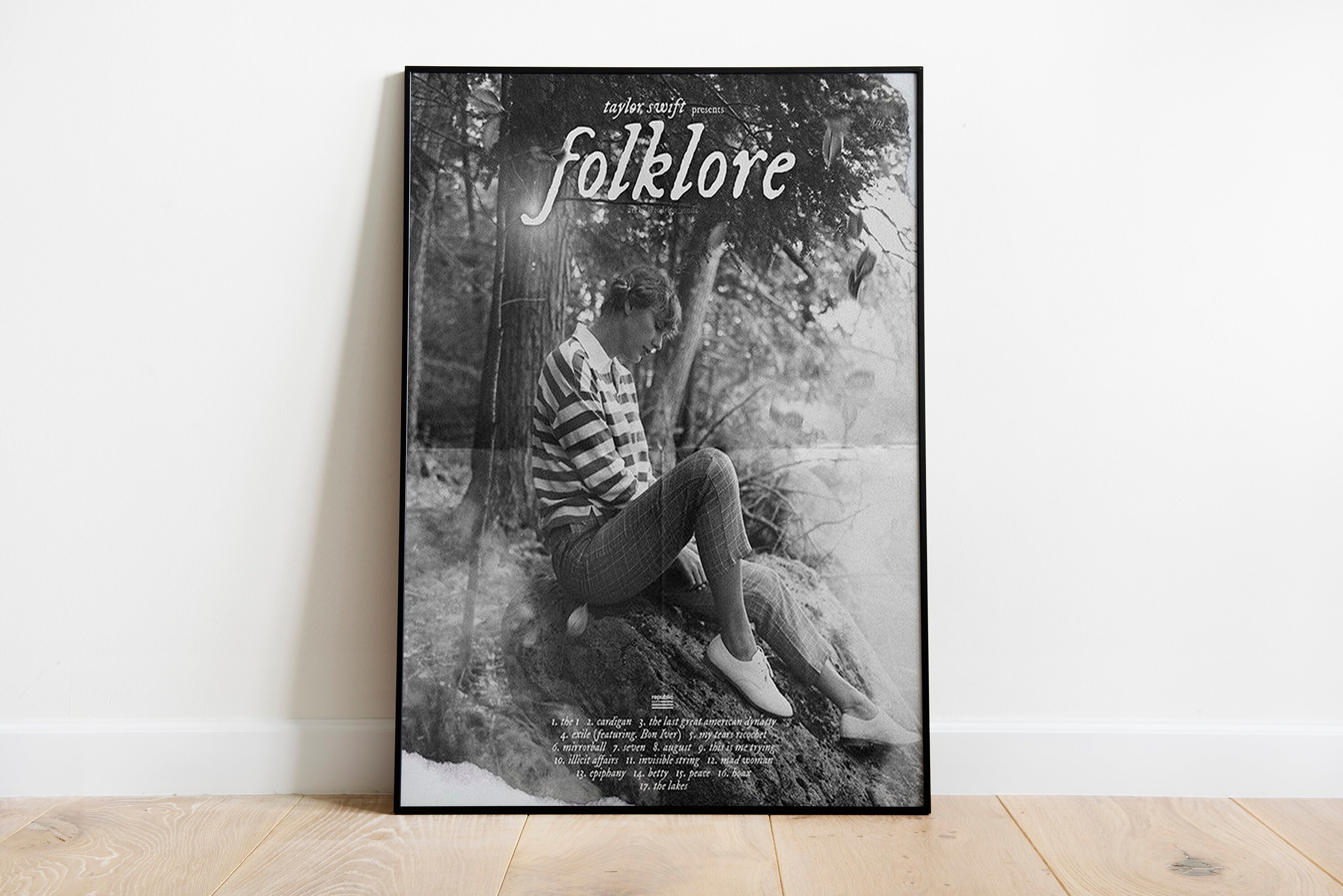 Buy Online Folklore by Taylor Swift Album Poster – thepostercorner