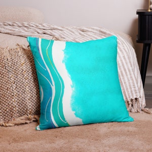 Ocean Waves Pillow