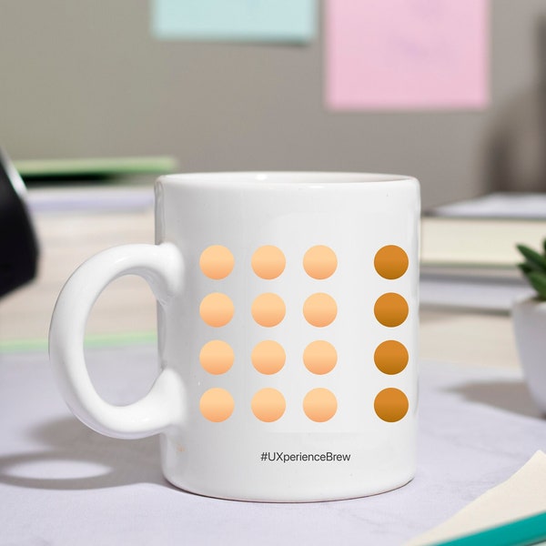 UI/UX Mug | Coffee Mug | Ceramic Mug 11oz | Design Mug | Tech Mug | Coffee lover | Caffeine | User Experience Mug | Geeky | Gift for Him/Her