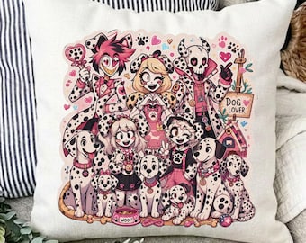 Hazbin Hotel téléchargement numérique PNG JPG PDF, Helluva Boss Fanart Shirt Design pour sublimation, Alastor Charlie Cartoon chiot impression clipart