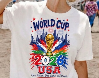 Coupe du monde 2026 PNG, Fifa Trophy Soccer Shirt Design, USA Canada Mexique Football Fan graphique, Game Day sublimation téléchargement numérique