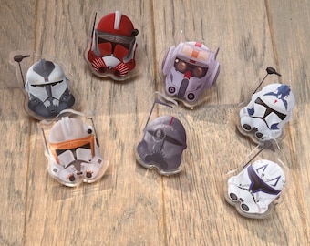 STAR WARS Clone trooper helmet acrylic pin
