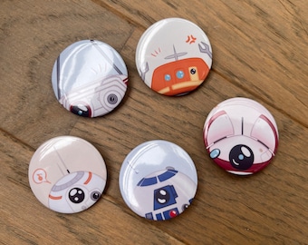 Lindas insignias de droides de Star Wars