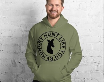 Hirsch Jagd im Freien Unisex Hoodie