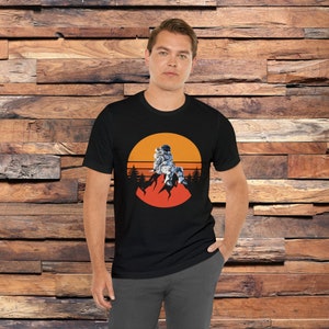 Maglietta a maniche corte in jersey Mountain Spaceman Astronaut