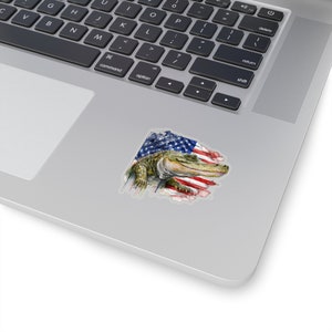 Adesivi tagliati a bacio alligatore americano