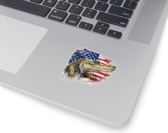American Alligator Kiss-Cut Stickers