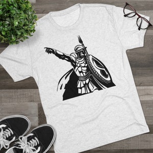 Römisches Reich Krieger Unisex Tri-Blend Crew T-Shirt