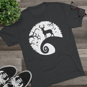 Halloween Hunting Unisex Tri-Blend Crew Tee