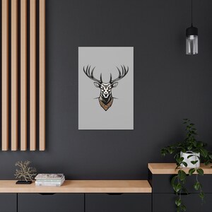 Weißwedel-Hirsch-Wand-Dekor, Jagd-Dekor Canvas Gallery Wraps
