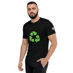 recycle tri blend Short sleeve t-shirt