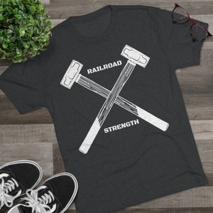 RailRoad Next Level Unisex Tri-Blend Crew Tee