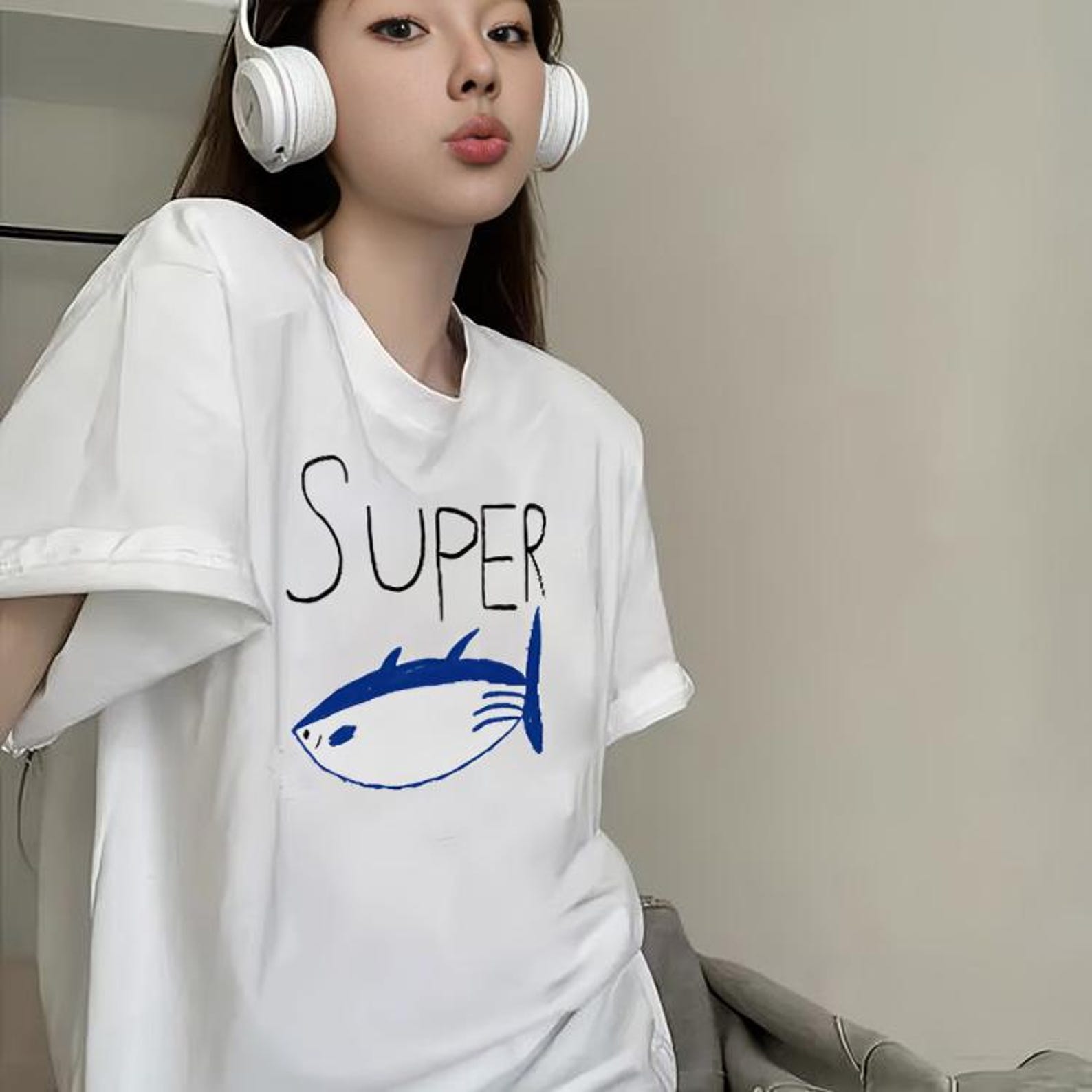 Kpop Jin BTS Super Tuna Unisex Classic Jersey T-shirt, Relaxed Fit ...
