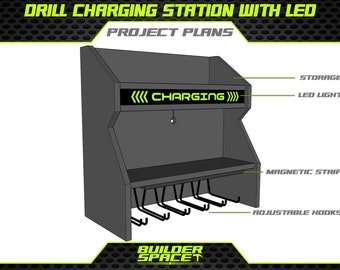 DIY Digital Plans for Drill Charging Station