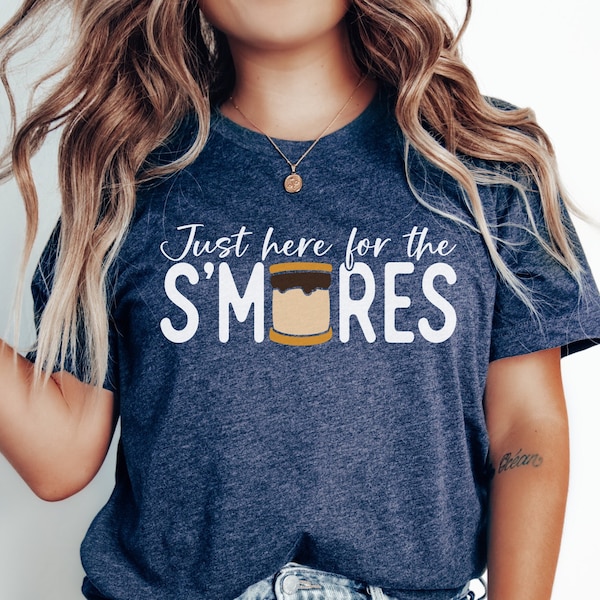 Smores tshirt for camping adventure, hiking shirt, smore shirts, outdoor t, woodland clothing, camp t shirt, lake life, national park tee