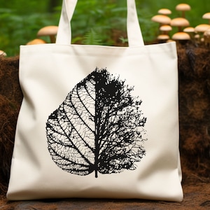 Reusable nature grocery bage, Trendy hiking lover Canvas Tote Bag, wanderlust tote, forest shopping bag, camping gift for outdoorsman,