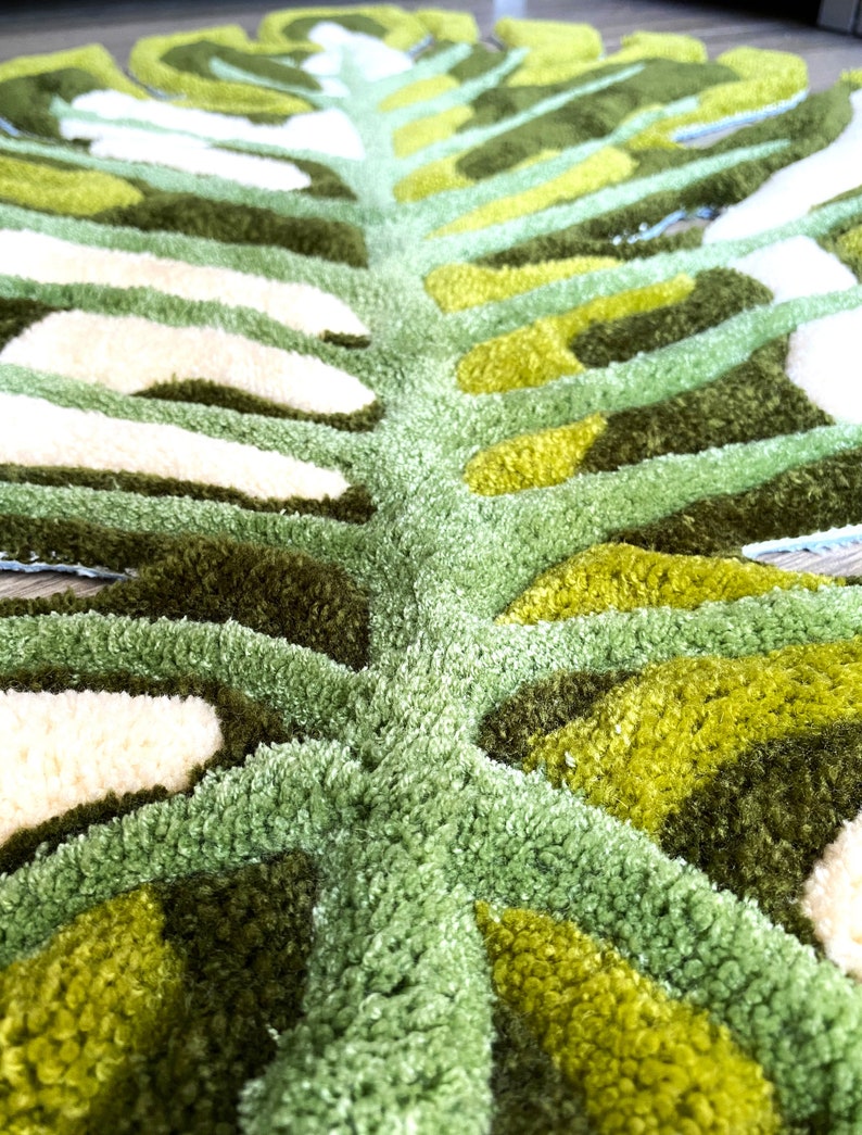 Tufted bathroom rug – cozy spa badematte style