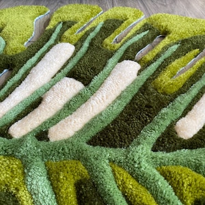 Moss rug – unique bath mat, tapis de bain artisanal