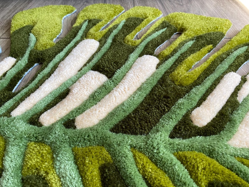 Moss rug – unique bath mat, tapis de bain artisanal