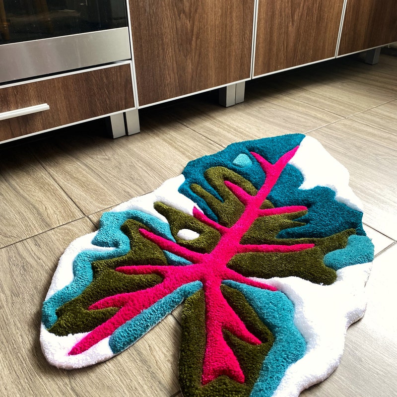 Leaf Rug - Etsy