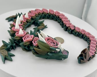 ピンクローズドラゴン - Etsy 日本