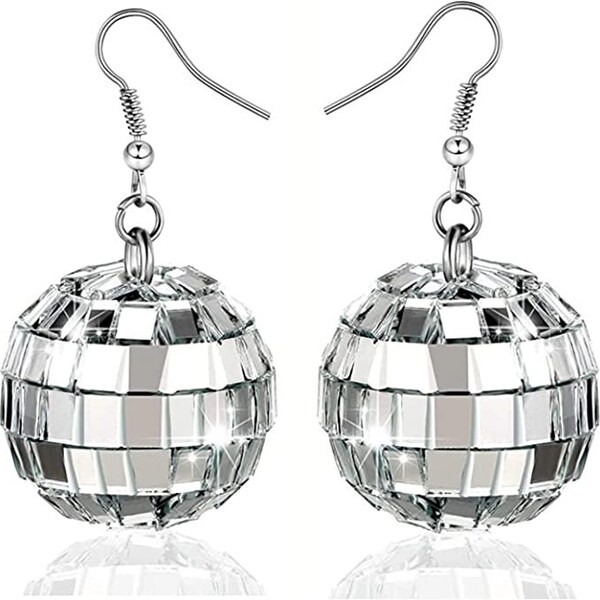 Disco Ball Earrings Etsy