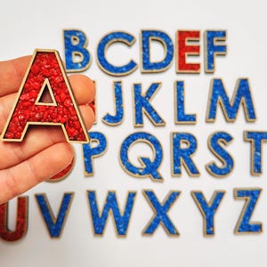 Montessori Sensory Alphabet, Montessori Letters, Montessori Alphabet, Alphabet for Kids, Alphabet Letters, Montessori Language
