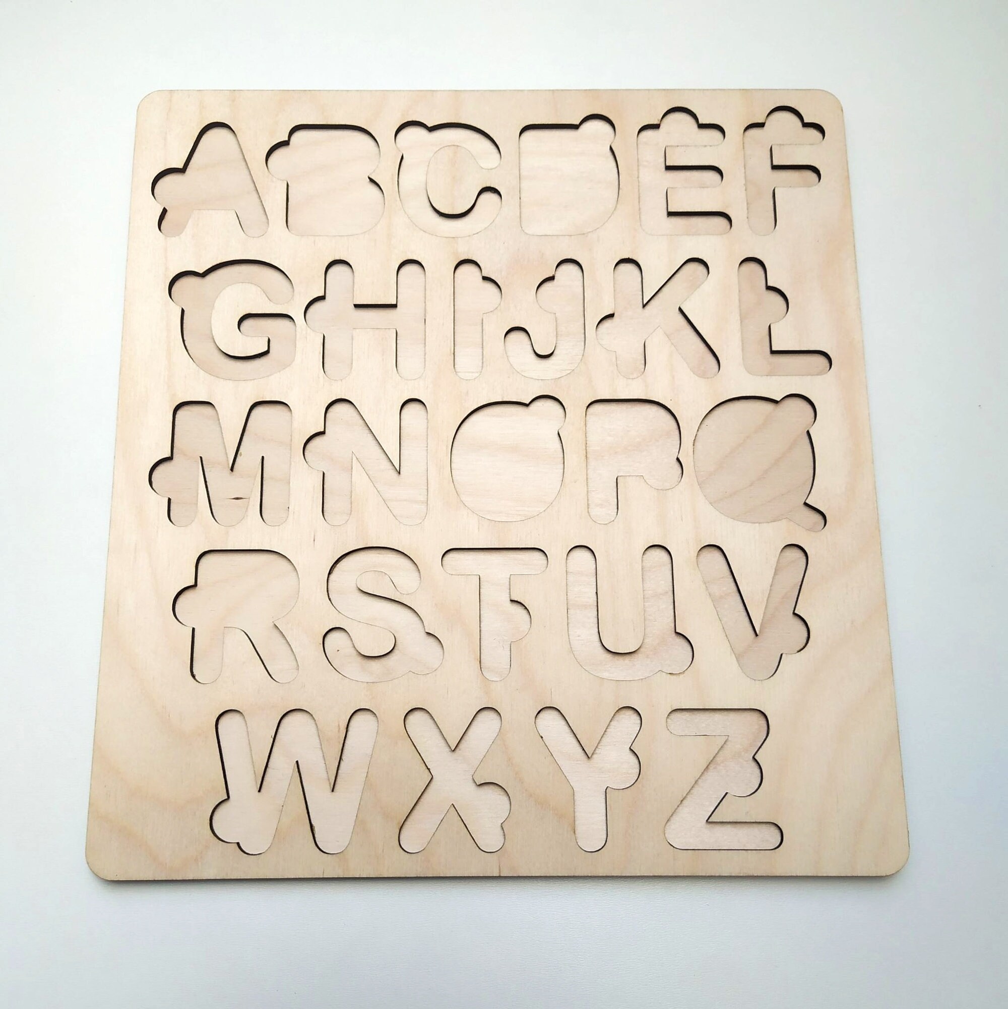 Montessori Alphabet, Movable Letters of the Alphabet, Laser Cut File ...