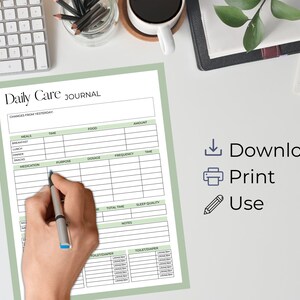 Medical Planner & Binder, Printable and Editable PDF image 11