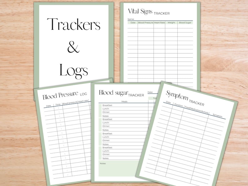 Medical Planner & Binder, Printable and Editable PDF image 7