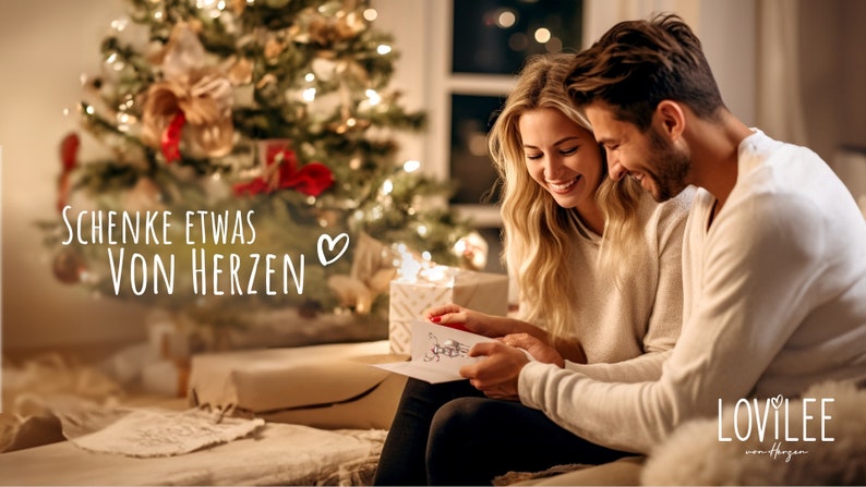 LOViLEE® Weihnachtskarten 10er Set inkl. extra Umschläge & Sticker hochwertige Postkarten zu Weihnachten Grußkarten premium Qualität Bild 8