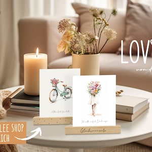 LOViLEE® greeting cards including extra envelopes and stickers for every occasion in a gift set of 10 high-quality birthday cards, greeting cards image 10